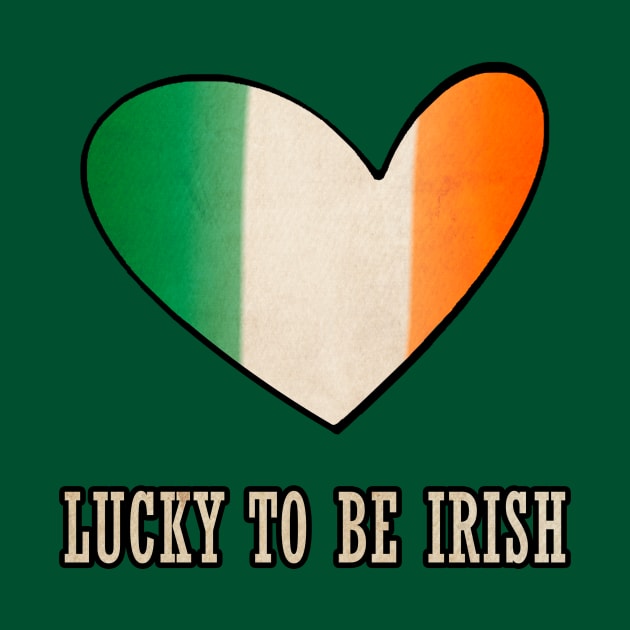 Lucky to be Irish Gift Ireland Flag St. Patrick's Day by JohnnyxPrint