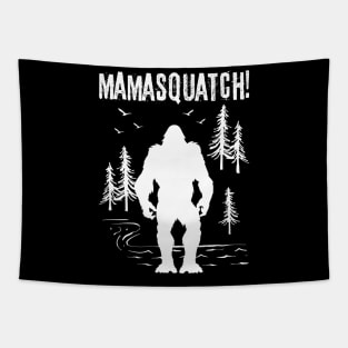 Mama Squatch Bigfoot Tapestry