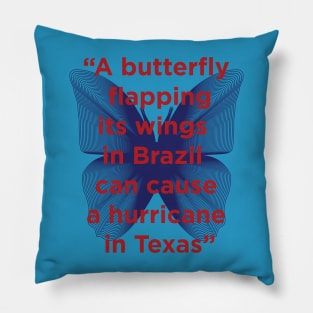 Chaos theory, butterfly effect Pillow