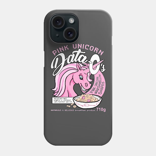 Pink Data Unicorn Phone Case by chadsuniverse