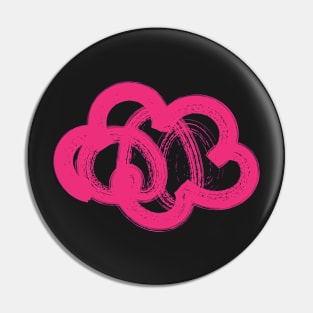 Pinky inky cloud Pin