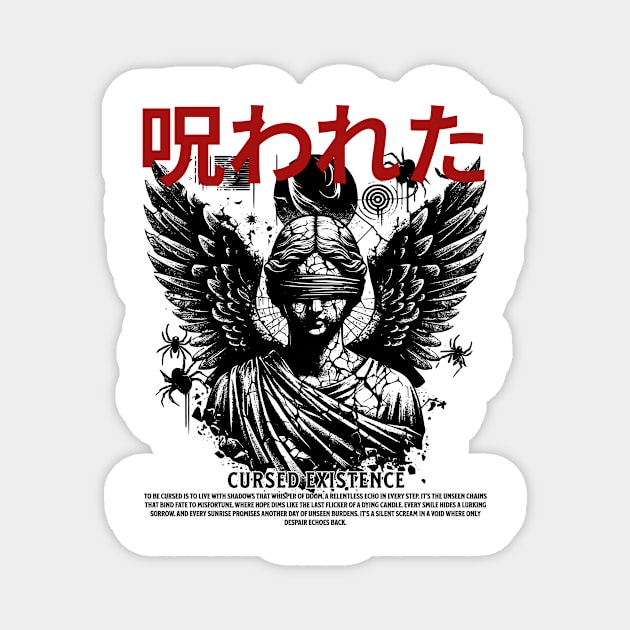 Streetwear Angel Statue Magnet by Designed By Marty