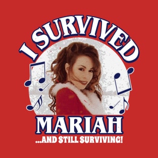 I Survived Funny Repetitive Christmas Song Meme T-Shirt