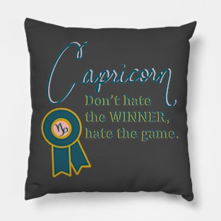 Capricorn Astrology Design Pillow