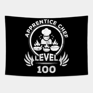 Level 100 Apprentice Chef Funny Cook Gift Tapestry