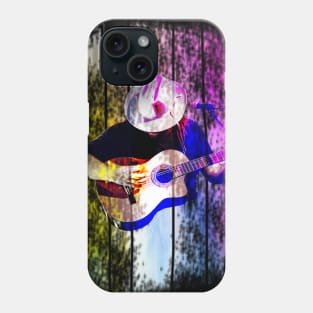 Guitarist with electric guitar Phone Case