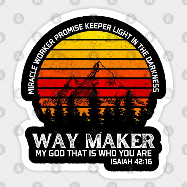 Way Maker Miracle Worker Promise Keeper | PNG File | Digital Download |  Sublimation | Light In The Darkness | Religious | Watercolor | God