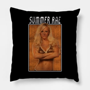 Vintage Wwe Summer Rae Pillow