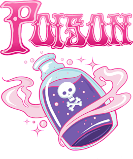 Magic Potion Pink Poison Bottle Magnet