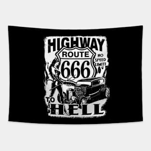 Route 666 - Highway to hell Tapestry