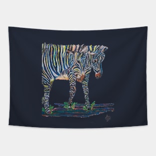 Zebras on the Wild side Tapestry