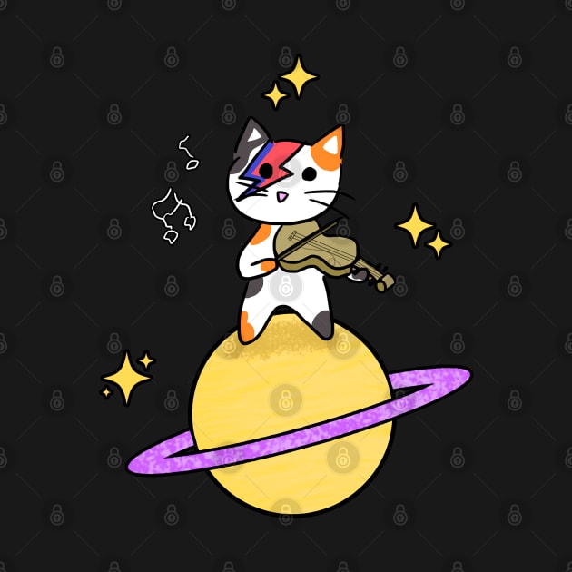 Space Oddity Kitty by Maolliland