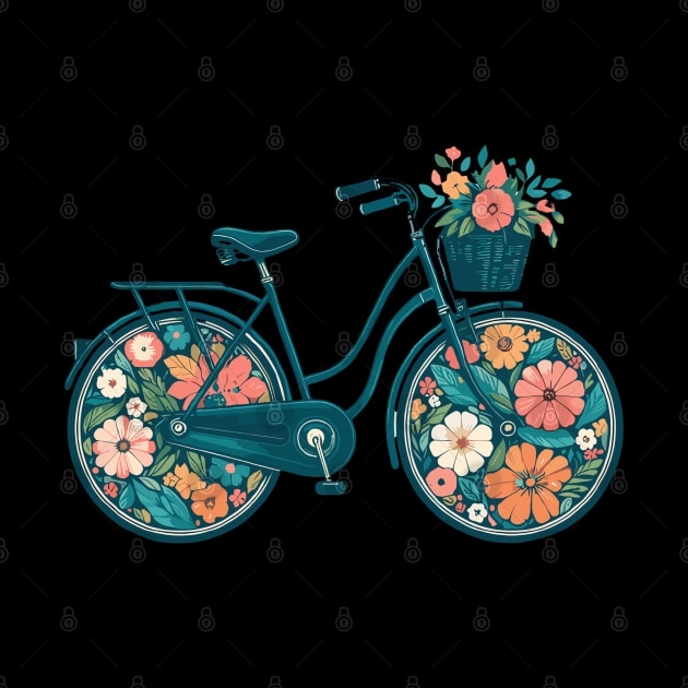 Retro Vintage Bike by Siha Arts