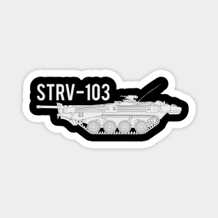 Main Battle Tank Strv-103 Magnet