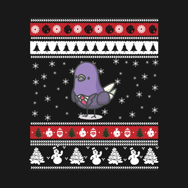 Disover Pigeon Ugly Christmas - Pigeon - T-Shirt