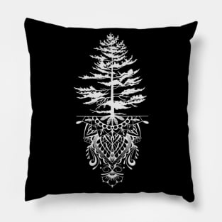 Tree mandala design Pillow