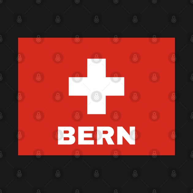 Bern City in Swiss Flag by aybe7elf