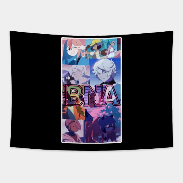 BNA Anime Collage Tapestry by Aleey