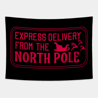 Express Delivery from the North Pole Tapestry