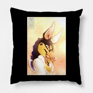 Draco Doberman Sketched Bust Pillow