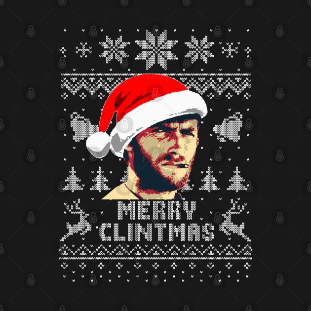 Clint Eastwood Merry Clintmas by Nerd_art