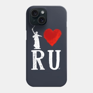 I Heart Russia white by Tai's Tees Phone Case