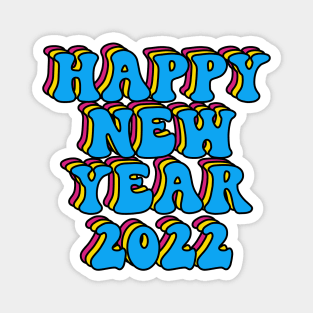 Happy New Year 2022 Magnet