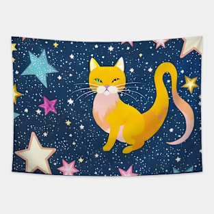 Dreamy cat Tapestry