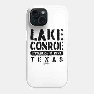 Lake Conroe, Est. 1973, Texas Phone Case