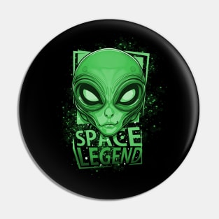 Space legend Pin