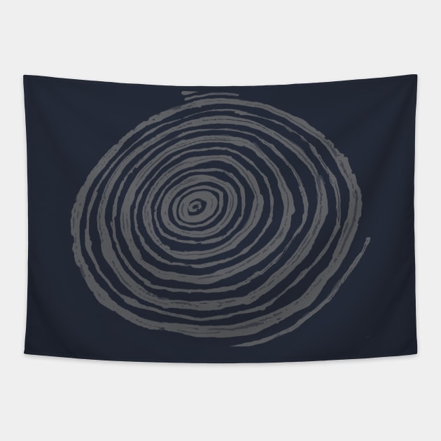 Shadow of a whirlpool Tapestry by Shadowsantos