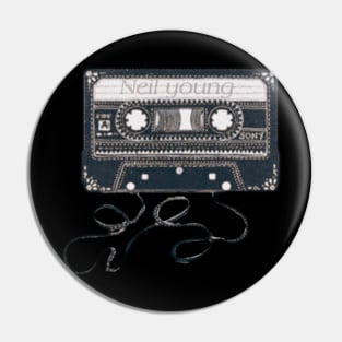 Casette Neil young Pin