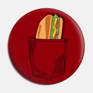 Pocket Delights - Colorful Sandwich Snack Pin