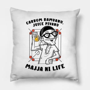 Parsi Kaka - Juice pivanu, carrom ramvanu Pillow