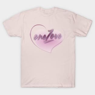 LOVE AMOUR • LA_ Pink Tee – ONEST HOMME