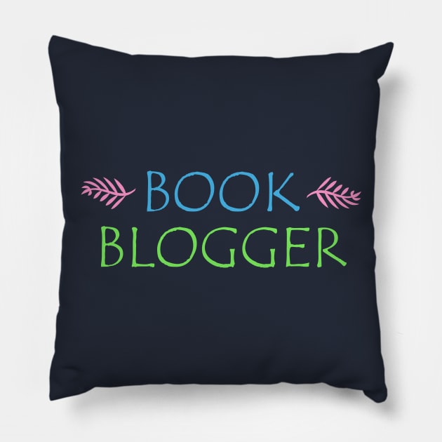 Book Blogger Pillow by Carol Oliveira