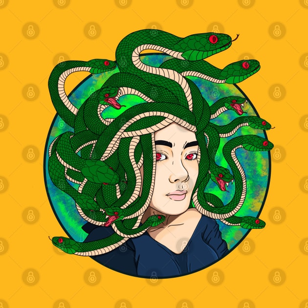 Beauty Medusa by Snag_artconcept