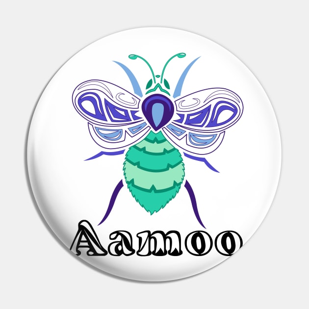 Gay Men Aamoo (Bee) Pin by KendraHowland.Art.Scroll