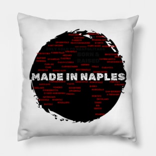 Made In Naples Hoods Born & Raised By Abby Anime (c) Pillow