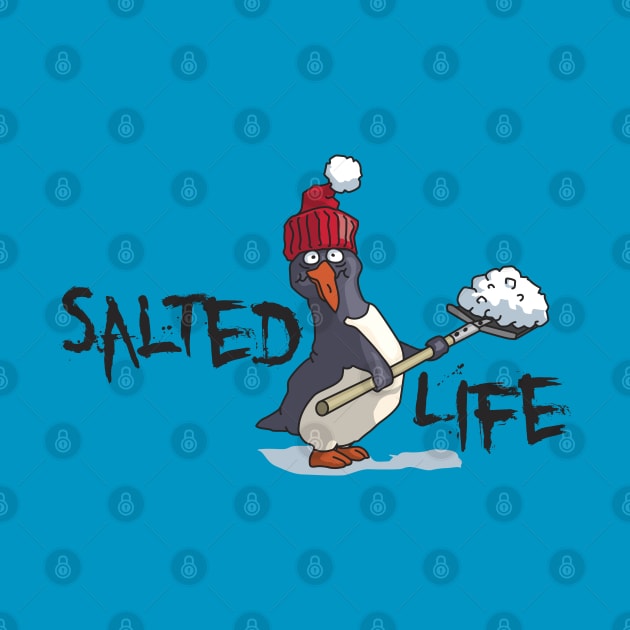 Salted Life Penguin Snow Shoveling by TheStuffInBetween