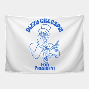 Dizzy Gillespie For President Tapestry