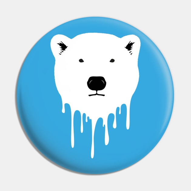 Save The Polar Bears - Global Warming Pin by bangtees