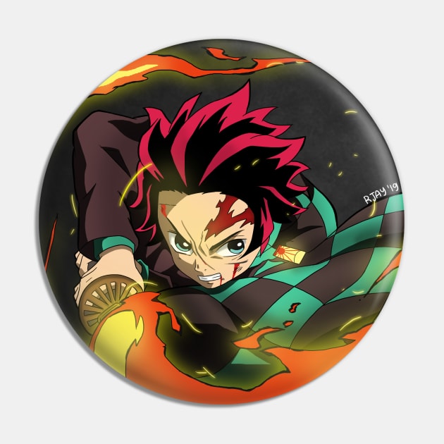 Demon Slayer Tanjiro Pin by Rjay21