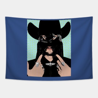 orville peck style pop art Tapestry