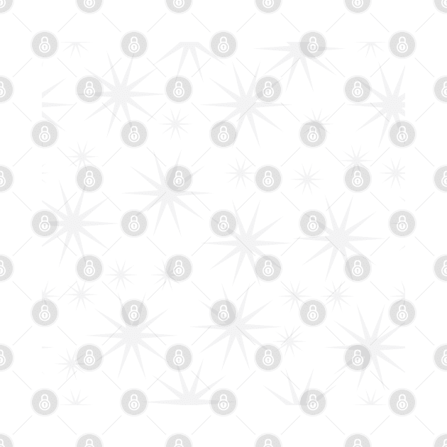 Starry Asterisk Pattern (White) by inotyler