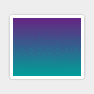 Ombre | Gradient Colors | Purple and Teal | Magnet