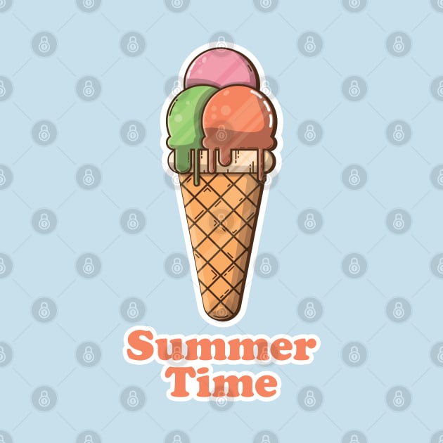 Scoop of Nostalgia: Creamsicle Summer Vintage Ice Cream by One Moment Productions