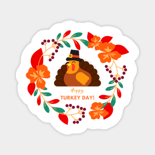 HAPPY TURKEY DAY! (U.S.A.) Magnet