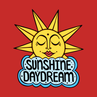 Sunshine Daydream Happy Sun and Cloud T-Shirt