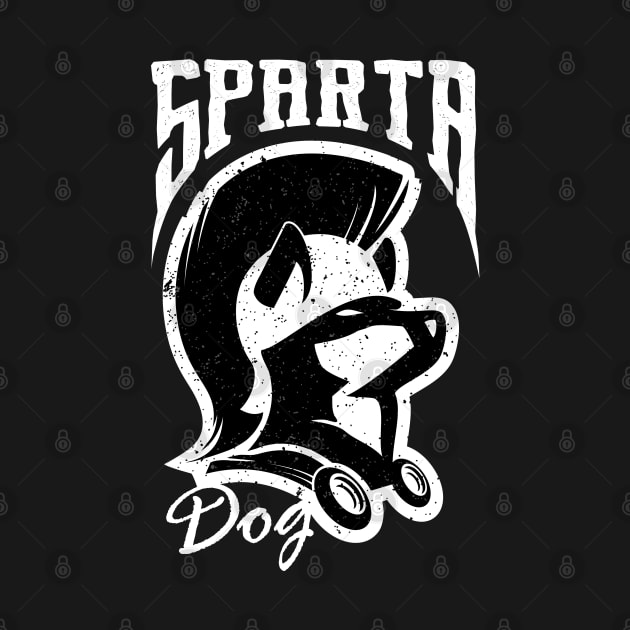 Sparta Dog Drawing Illustration by michony